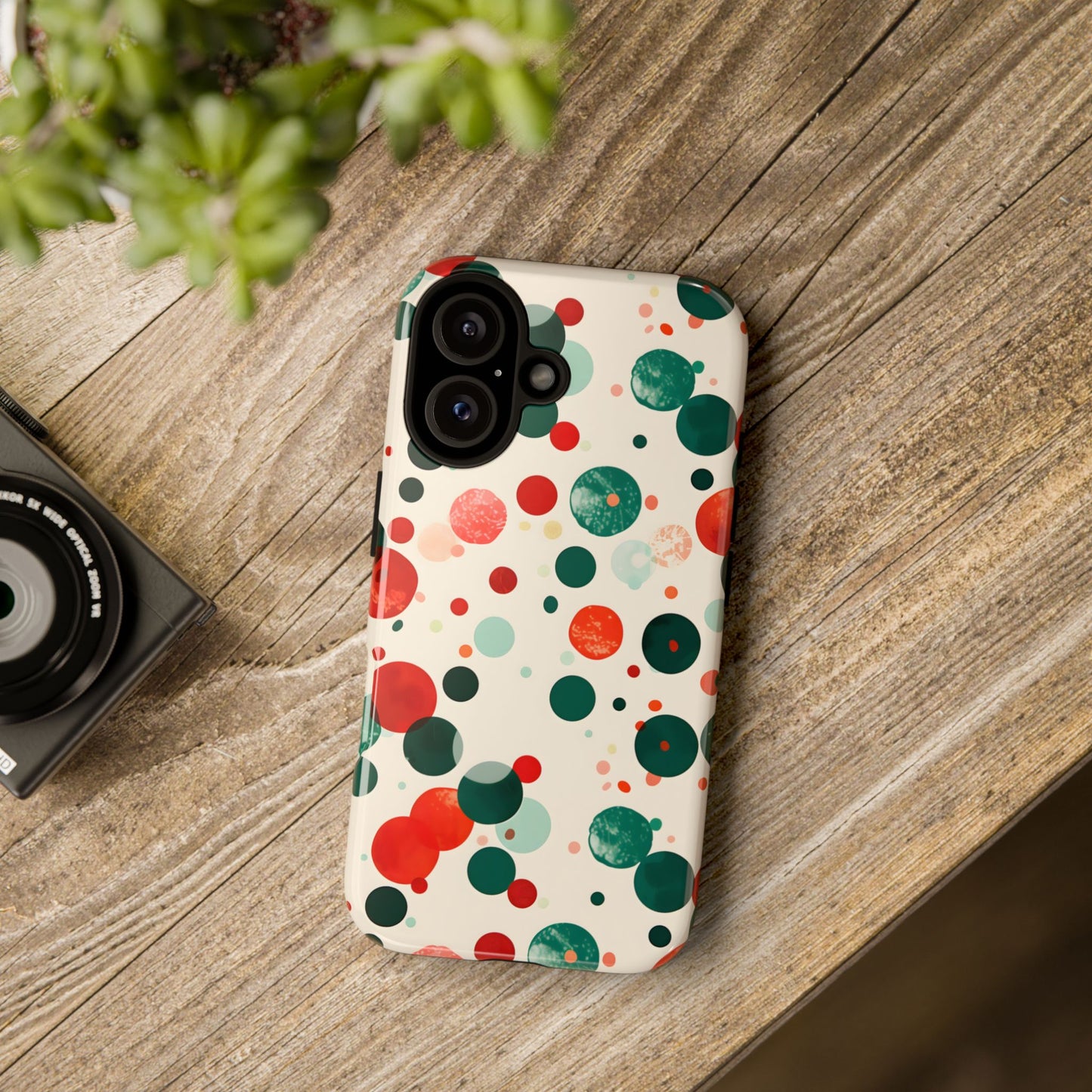 Holiday Confetti – Tough Glossy iPhone Case