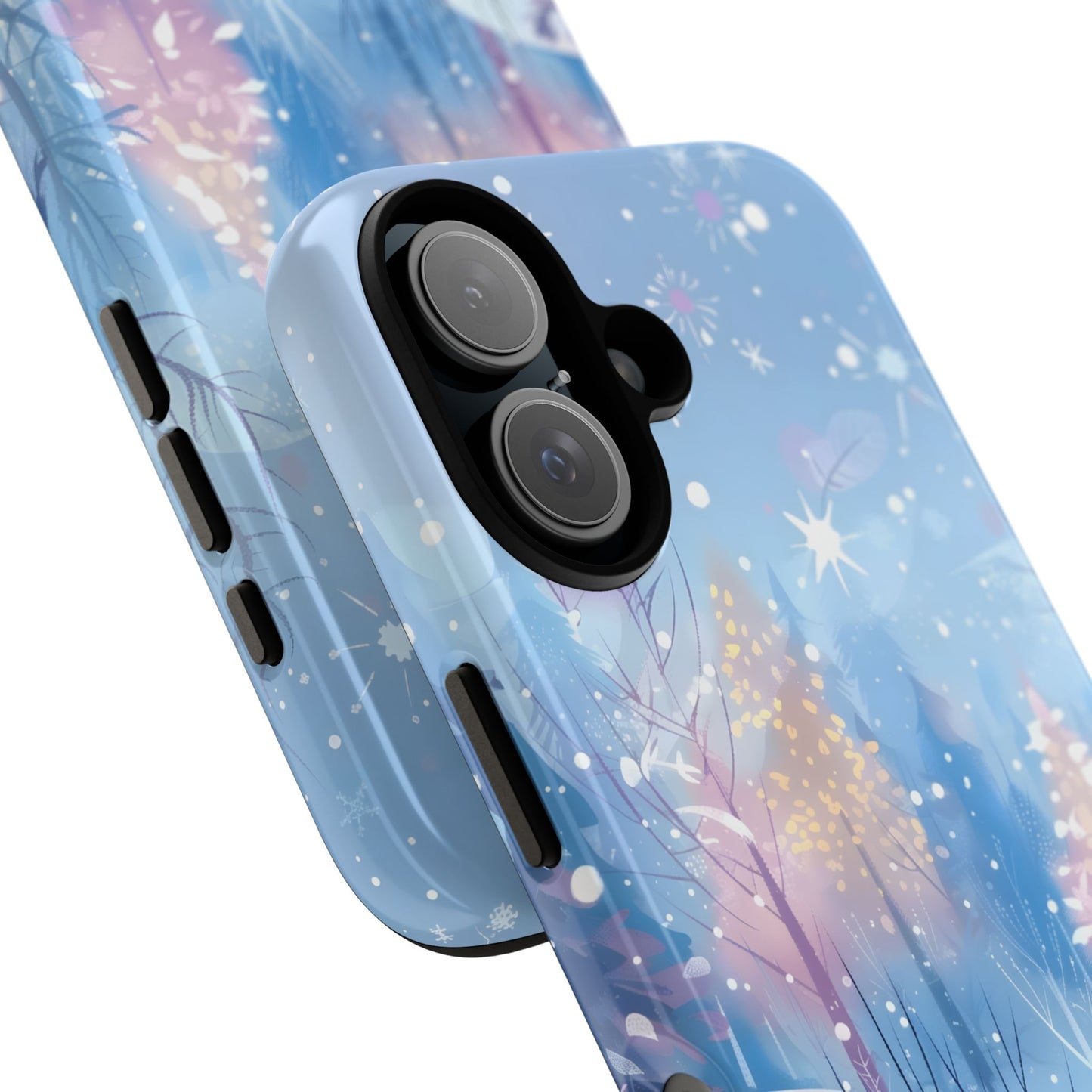 Frosted Winter Forest – Tough Glossy iPhone Case