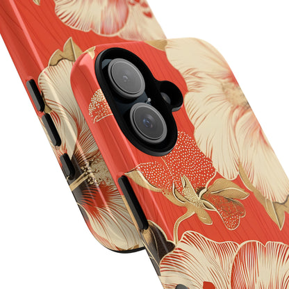 Golden Hibiscus – Tough Glossy iPhone Case