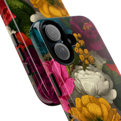 Midnight Bloom – Tough Glossy iPhone Case