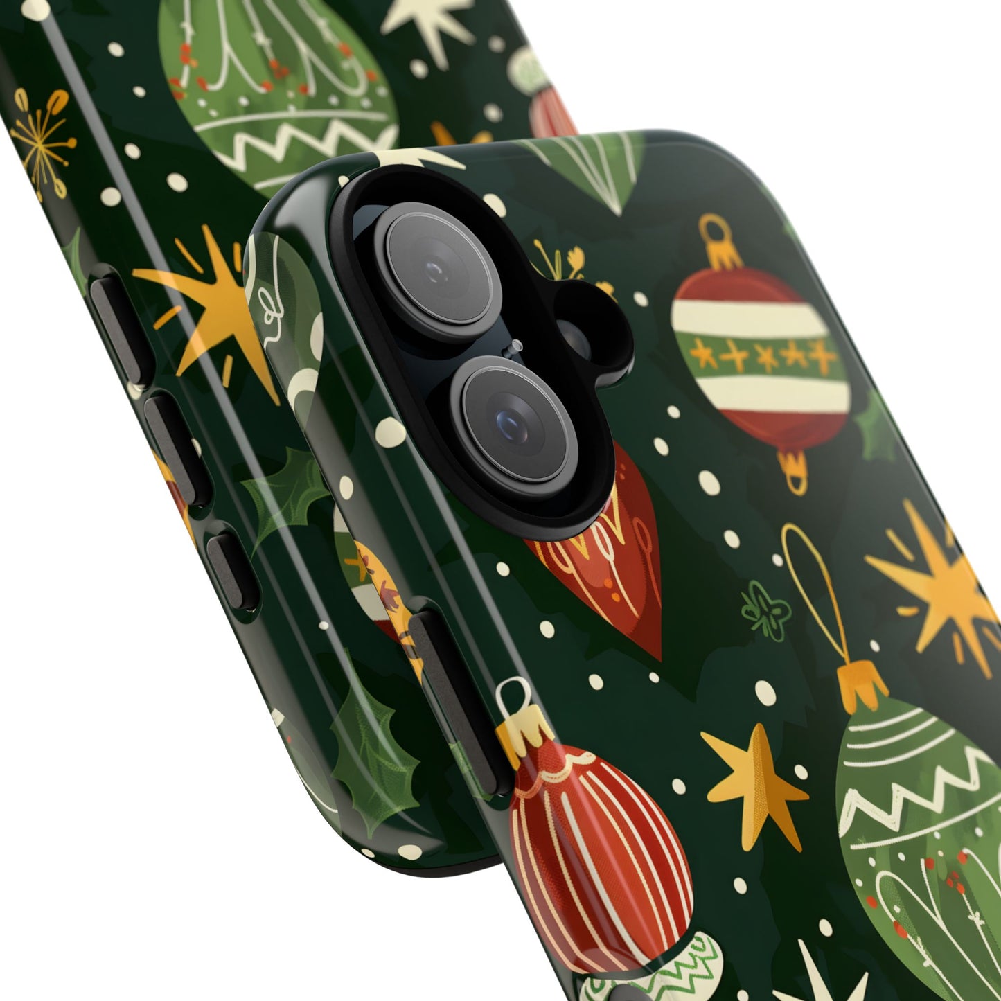 Evergreen Ornament Magic – Tough Glossy iPhone Case