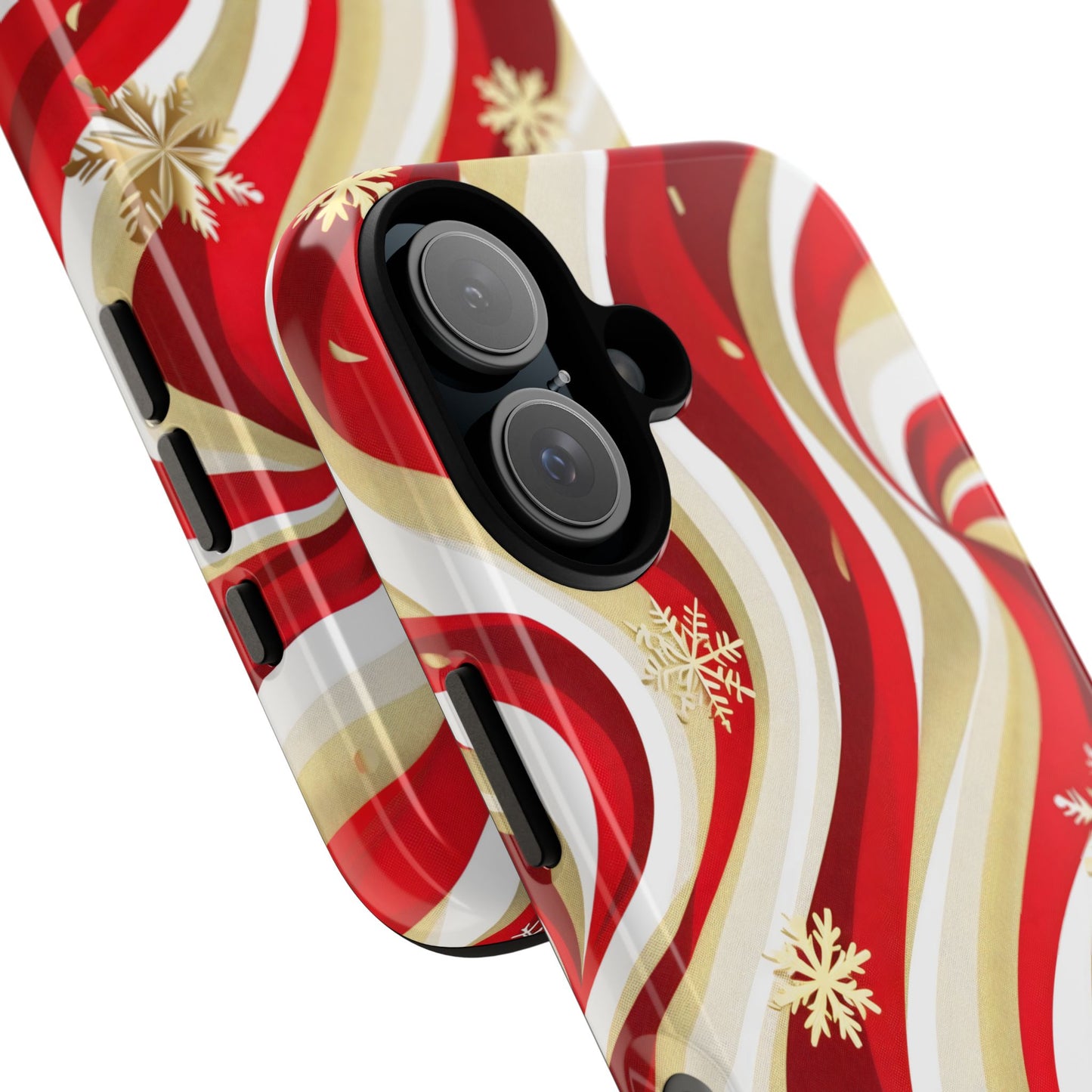 Peppermint Waves – Tough Glossy iPhone Case