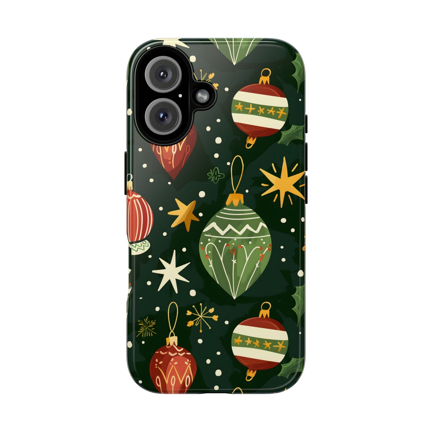 Evergreen Ornament Magic – Tough Glossy iPhone Case