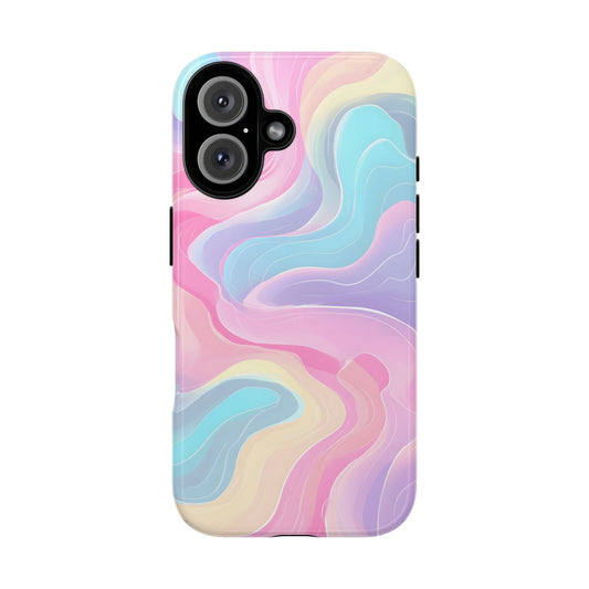 Pastel Mirage – Tough Glossy iPhone Case