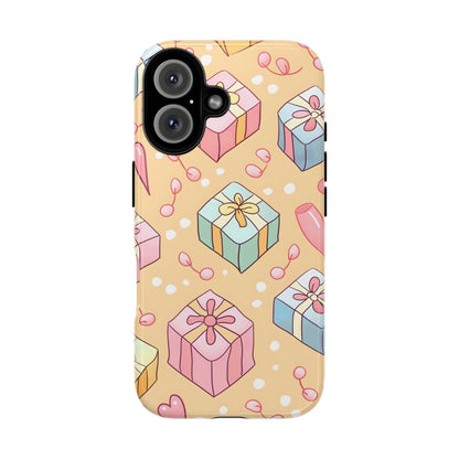 Pastel Gift Delight – Tough Glossy iPhone Case