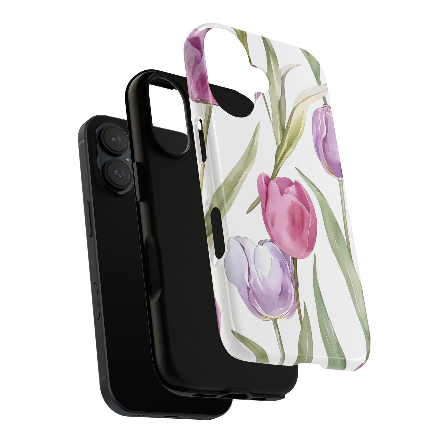 Tulip Serenade – Tough Glossy iPhone Case