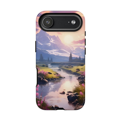 Alpine Dawn – Tough Glossy iPhone Case