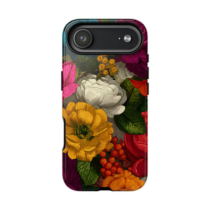 Midnight Bloom – Tough Glossy iPhone Case