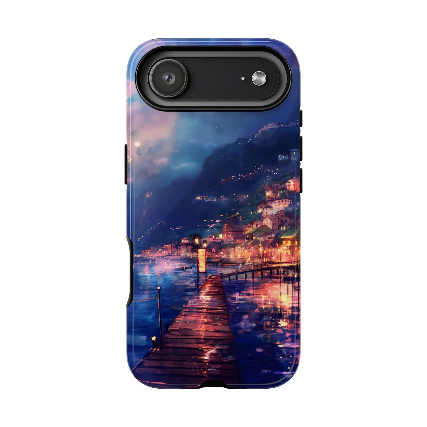 Twilight Harbor – Tough Glossy iPhone Case