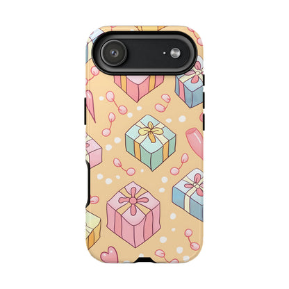 Pastel Gift Delight – Tough Glossy iPhone Case