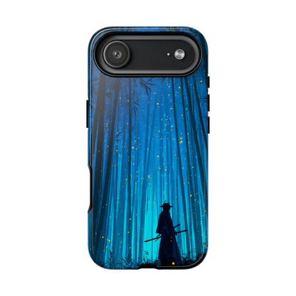 Shadowed Bamboo Sentinel – Tough Glossy iPhone Case
