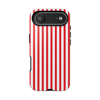 Candy Cane Stripes – Tough Glossy iPhone Case