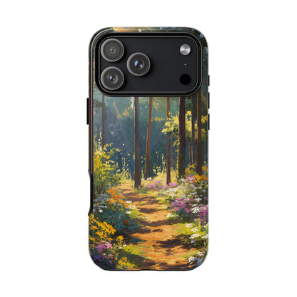 Enchanted Forest Path – Tough Glossy iPhone Case