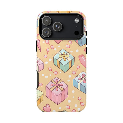 Pastel Gift Delight – Tough Glossy iPhone Case