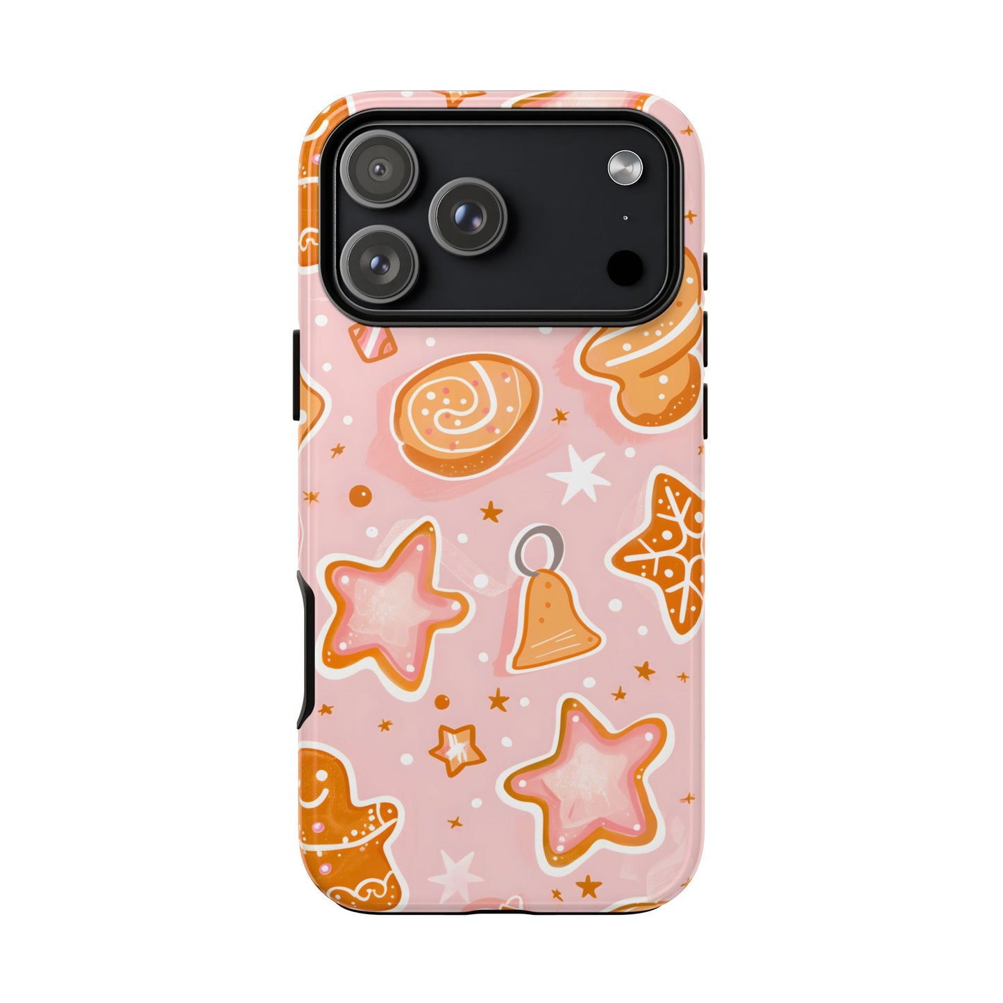 Gingerbread Sweet Stars – Tough Glossy iPhone Case