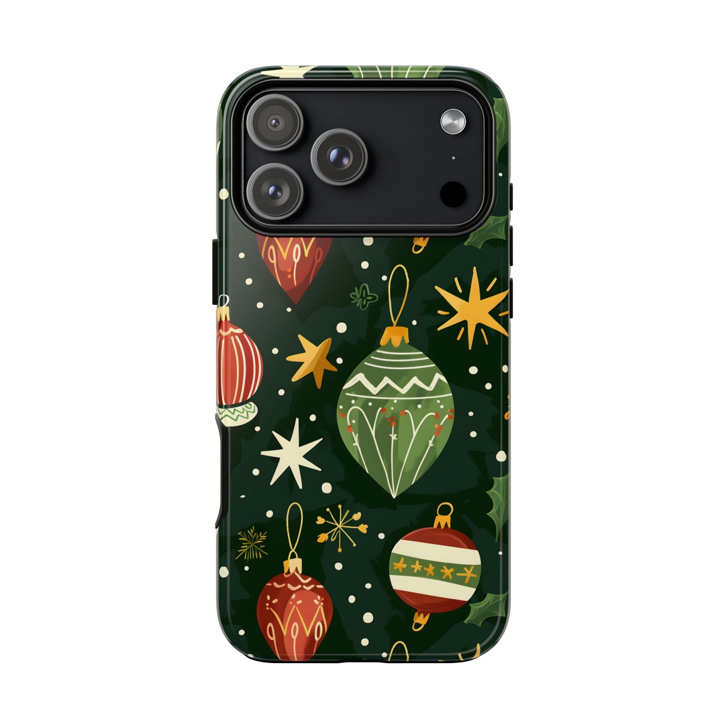Evergreen Ornament Magic – Tough Glossy iPhone Case