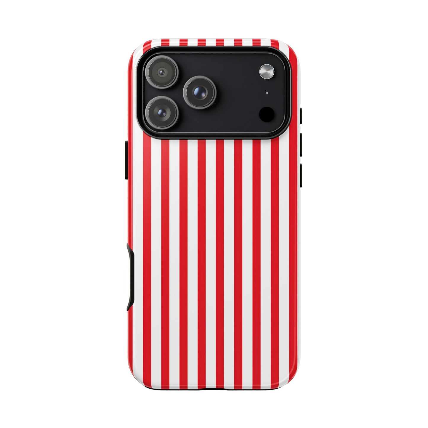 Candy Cane Stripes – Tough Glossy iPhone Case