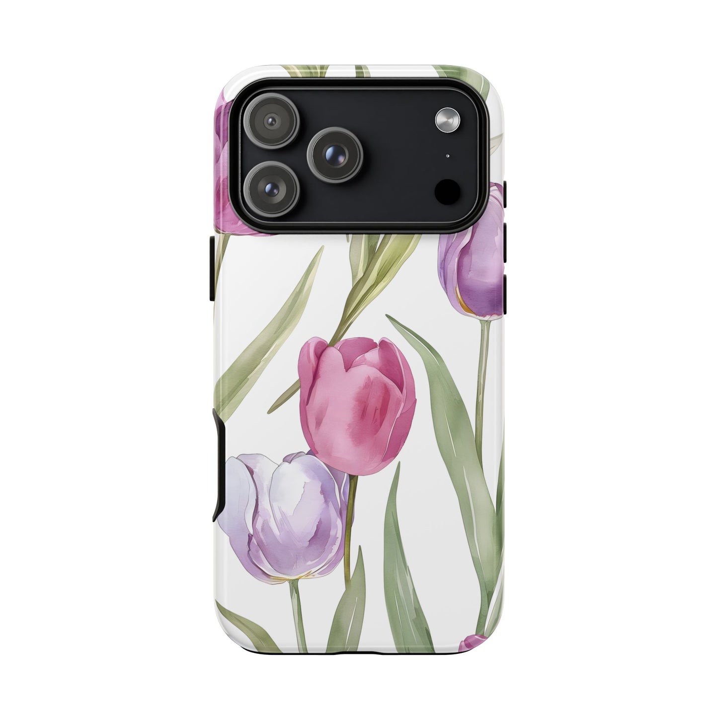 Tulip Serenade – Tough Glossy iPhone Case