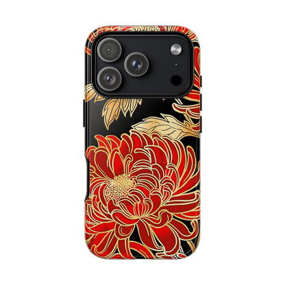 Ember Petals – Tough Glossy iPhone Case