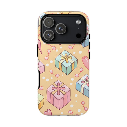 Pastel Gift Delight – Tough Glossy iPhone Case