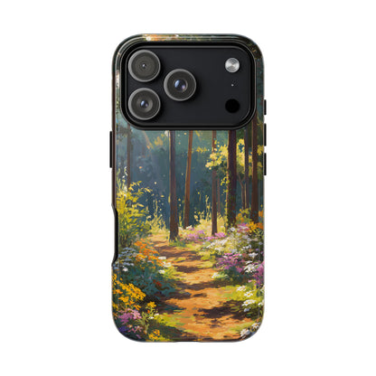 Enchanted Forest Path – Tough Glossy iPhone Case