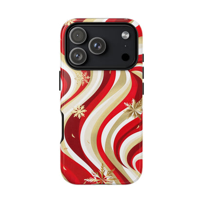 Peppermint Waves – Tough Glossy iPhone Case
