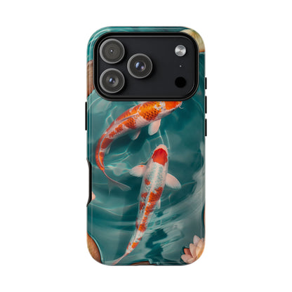 Tranquil Koi Pond – Tough Glossy iPhone Case