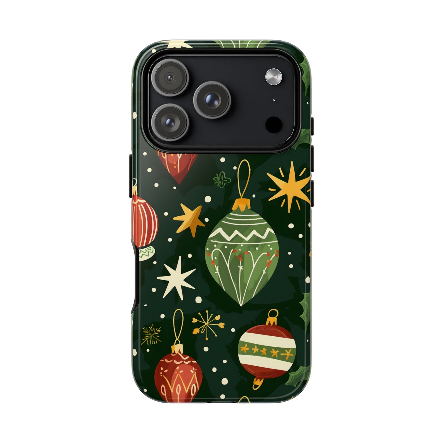 Evergreen Ornament Magic – Tough Glossy iPhone Case