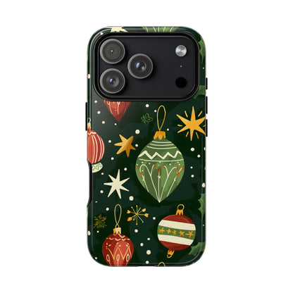 Evergreen Ornament Magic – Tough Glossy iPhone Case