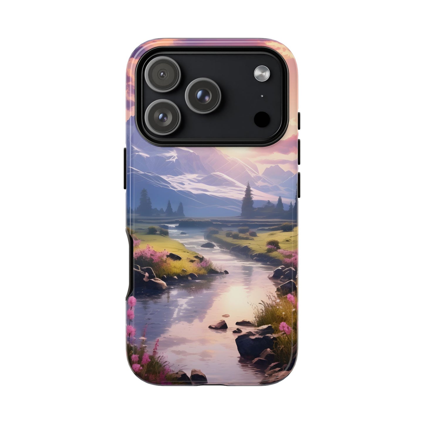 Alpine Dawn – Tough Glossy iPhone Case