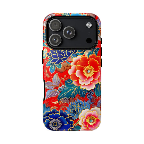 Oriental Blossom – Tough Glossy iPhone Case