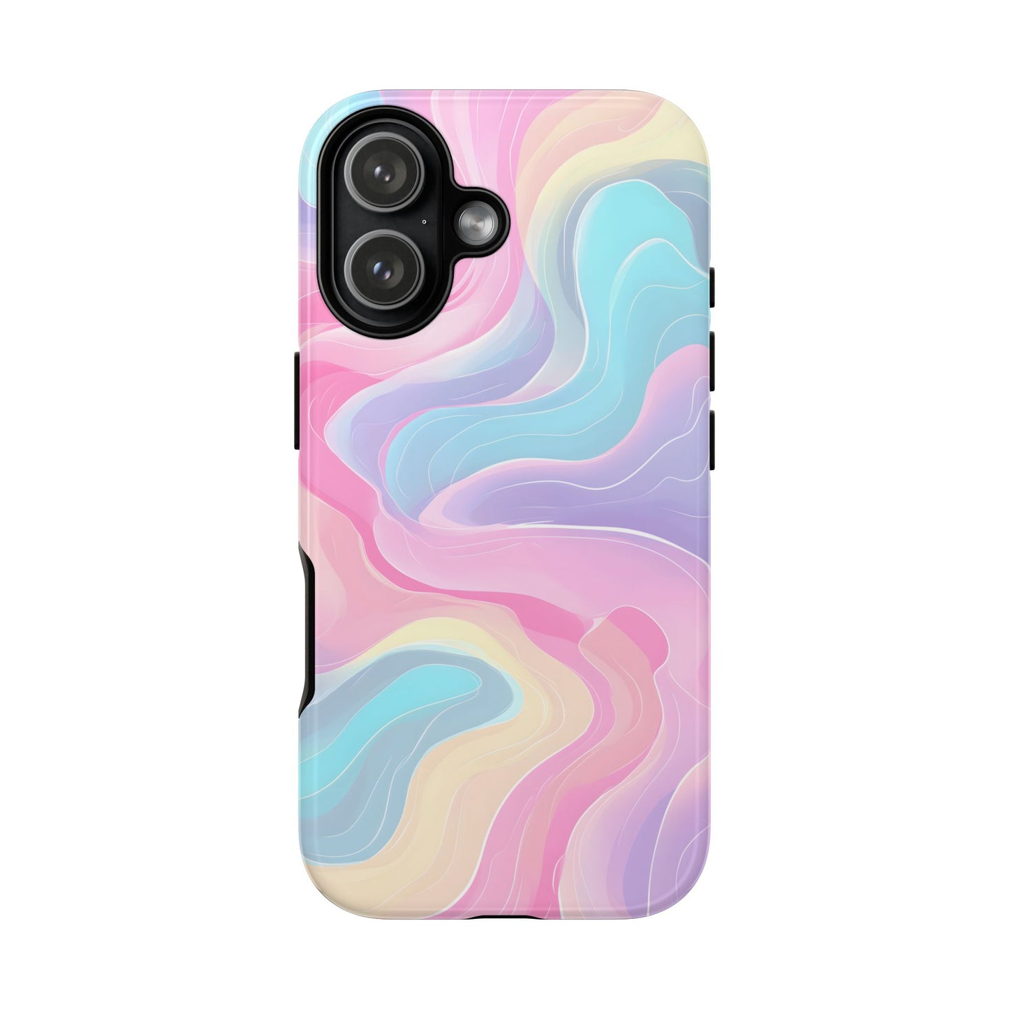 Pastel Mirage – Tough Glossy iPhone Case