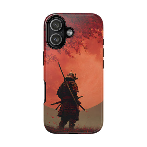Blood Moon Warrior – Tough Glossy iPhone Case