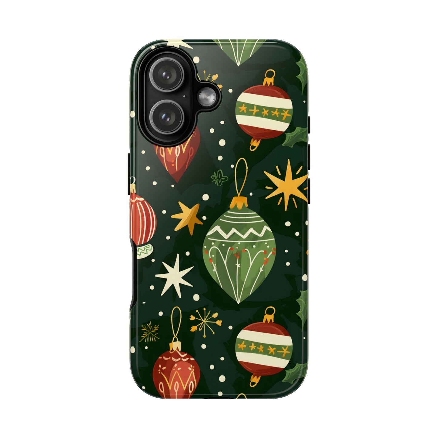 Evergreen Ornament Magic – Tough Glossy iPhone Case