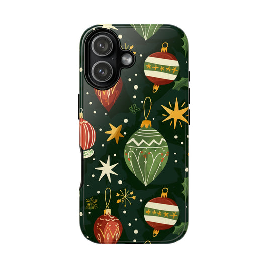 Evergreen Ornament Magic – Tough Glossy iPhone Case