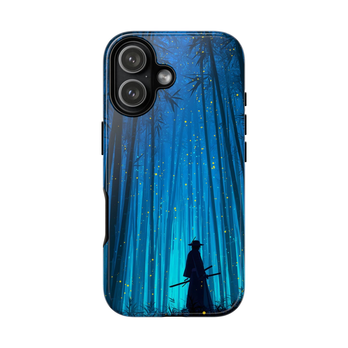 Shadowed Bamboo Sentinel – Tough Glossy iPhone Case