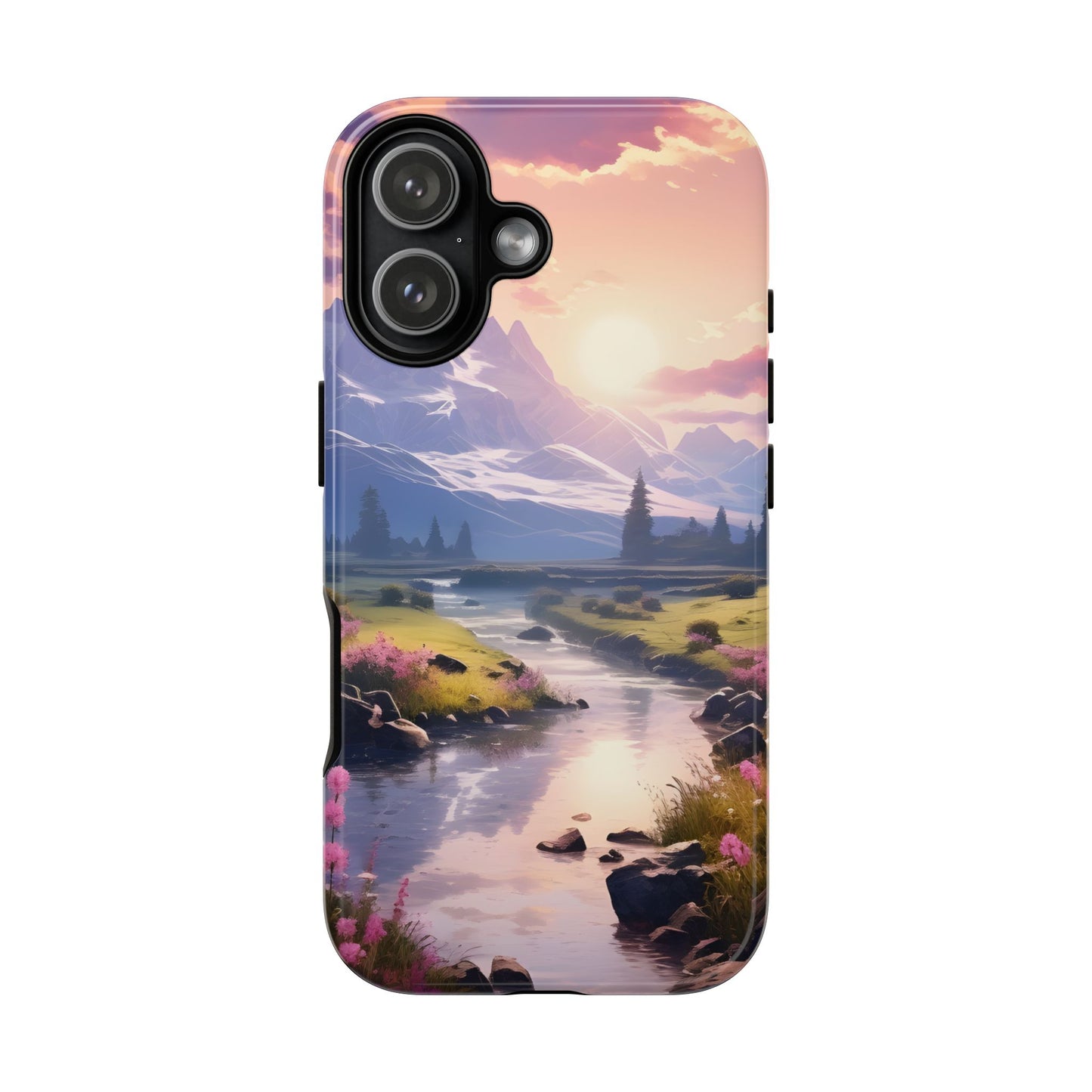 Alpine Dawn – Tough Glossy iPhone Case