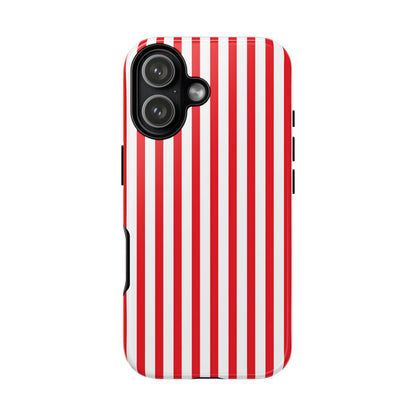 Candy Cane Stripes – Tough Glossy iPhone Case